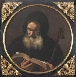 Mattia Preti, Saint Anthony Abbot Oil on canvas, 24.4 x 24.4 in Private collection