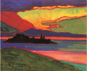 Gabriele Münter, Sunset over Staffelsee 1908-1911