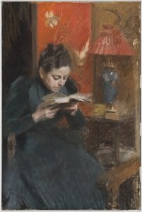 Anders Zorn, The Artist's Wife, 1889 Pastel, 19.6 x 12.9 in Nationalmuseum, Stockholm