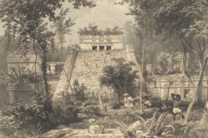 Frederick Catherwood, Tulum, 1844 Lithograph