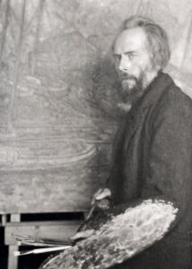 Portrait of William Degouve De Nuncques in His Painting Studio
