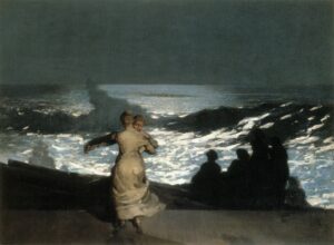 Winslow Homer, Summer Night, 1890 Oil on canvas, 30.1 x 40.1 in Musée d'Orsay, Paris