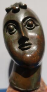 Elie Nadelman, Woman's Head, before 1915 Bronze, Crystal Bridges Museum of American Art, Bentonville, Arkansas