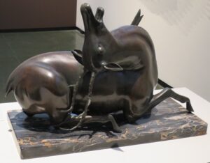 Elie Nadelman, Wounded Stag, c 1915 Bronze Honolulu Museum of Art