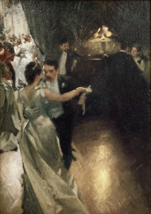 Anders Zorn, The Waltz, 1891 Oil on canvas, 16.2 x 11.1 ft) Biltmore Estate, Asheville