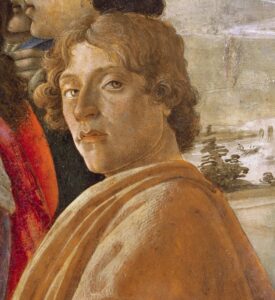 Sandro Botticelli, Self-portrait of Botticelli: Detail of the Painting "Adoration of the Magi, " c 1475