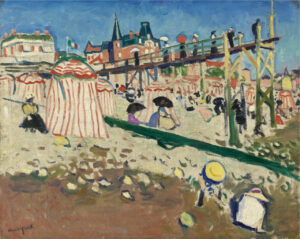 Albert Marquet, Fécamp/The Beach at Sainte-Adresse, 1906 Oil on canvas, 25.3 x 31.4 in Private collection