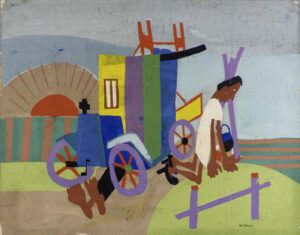 William H Johnson, Breakdown, c 1940-1941 Screenprint on paper, 14 1/4 x 18 in Smithsonian American Art Museum, Washington, DC