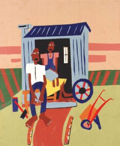 William H Johnson, Deep South, 1940 - 1941 Screenprint on paper, 17 1/8 x 14 1/8 in Smithsonian American Art Museum, Washington, DC