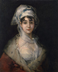 Francisco José de Goya y Lucientes, Portrait of the Actress Antonia Zárate, c 1810 - 1811 Oil on canvas, 27.9 x 22.8 in Hermitage Museum, Saint Petersburg