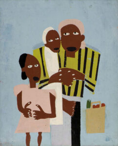 William H Johnson, Fright, c 1942 Serigraph on paperboard Smithsonian American Art Museum, Washington, DC