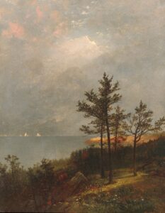 John Frederick Kensett, Gathering Storm on Long Island Sound, 1872 Oil on canvas, 34 1/4 x 27 1/4 in Metropolitan Museum of Art, New York
