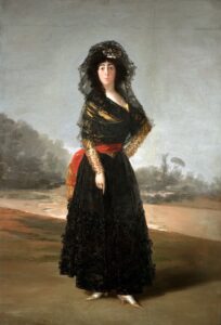 Francisco José de Goya y Lucientes, The Duchess of Alba, 1797 Oil on canvas, 82.6 x 58.6 in Hispanic Society of America, New York