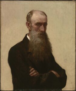William Morris Hunt, Self Portrait, 1866 Oil on canvas, 30.3 x 25.5 in Museum of Fine Arts Boston