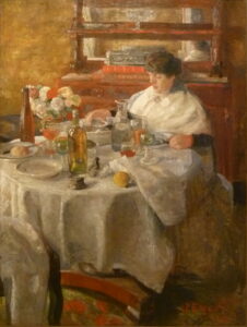 James Ensor, The Oyster Eater, 1882 Oil on canvas, 81.4 x 59.2 in Royal Museum of Fine Arts Antwerp