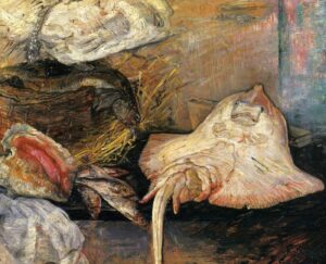 James Ensor, The Ray, 1892 Oil on canvas, 31.4 x 39.3 in Royal Museums of Fine Arts of Belgium