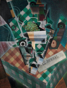 Juan Gris, Still Life With Checkered Tablecloth, 1915 Oil on canvas, 45.8 x 35.1 in Metropolitan Museum of Art, New York