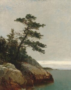 John Frederick Kensett, The Old Pine, Darien, Connecticut, 1872 Oil on canvas, 34.3 x 27.2 in Metropolitan Museum of Art, New York