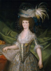 Francisco José de Goya y Lucientes, Queen of Spain Maria Louisa, née Bourbon-Parma, 1790 Oil on canvas, 50 x 37 in Museo del Prado, Madrid