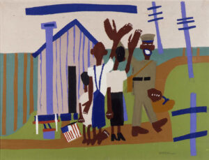 William H Johnson, Off to War, c 1942 Smithsonian American Art Museum, Washington, DC