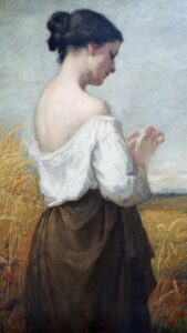 William Morris Hunt, La Marguerite/Peasant Girl, 1852 – 1853 Oil on canvas Musée d'Orsay, Paris