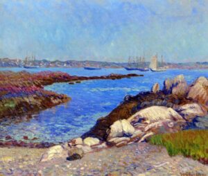 William James Glackens, Portsmouth Harbor, New Hampshire, 1909 Oil on canvas, 25 x 30⅛ in Private collection