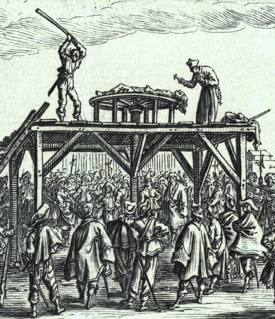 Jacques Callot, Breaking on the Wheel (detail) Rijksmuseum