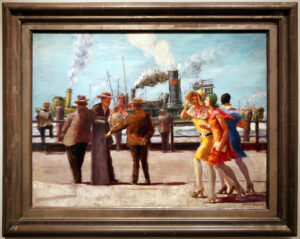 Reginald Marsh, Battery Park, 1926 Oil on canvas. 30 x 40 in Thyssen-Bornemisza Museum, Madrid