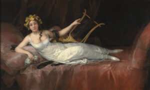 Francisco José de Goya y Lucientes, Portrait of Joaquina Téllez-Girón, Marquise of Santa Cruz, c 1805 Oil on canvas, 49 x 81.8 in Museo del Prado, Madrid