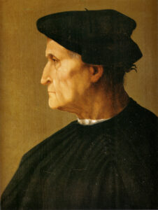 Rosso Fiorentino, Portrait of a Man in Black, c 1520 Oil on canvas, 20 x 15.7 in Palazzo Pitti, Florence