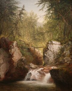 John Frederick Kensett, Bash-Bish Falls, Massachusetts, 1855 Oil on canvas, 29.8 x 24.1 in Museum of Fine Arts Boston