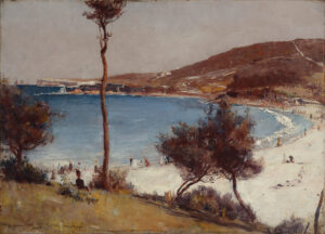 Tom Roberts, Holiday Sketch at Coogee, 1888 Oil on canvas, 22.4 x 28.3 in Art Gallery of New South Wales, Sydney