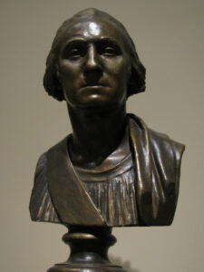 Jean-Antoine Houdon, George Washington, Undated Plaster, 18 3/4 x 12 x 10 3/4 Smithsonian American Art Museum, Washington DC