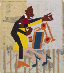 William H Johnson, Jitterbugs, II, 1939 - 1940 Screen print on paper, 24 x 15 3/8 in Smithsonian American Art Museum, Washington, DC