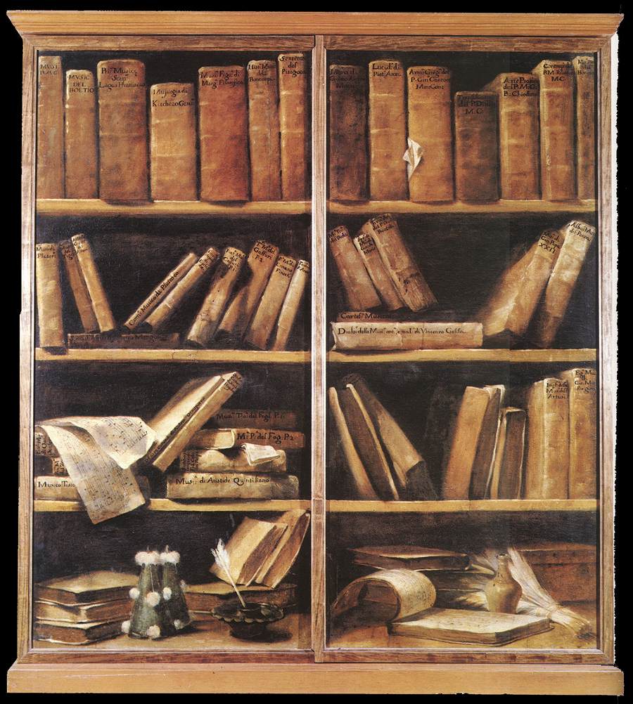 Giuseppe Maria Crespi, Bookshelves, c 1725 Oil on canvas International Museum and Library of Music, Bologna