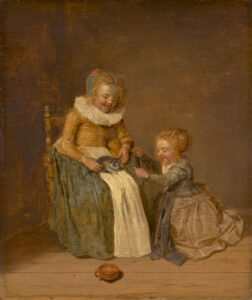 Dirck Hals, Children with a Cat, 1631 Oil on panel, 13 x 11 in Clark Art Institute, Williamstown