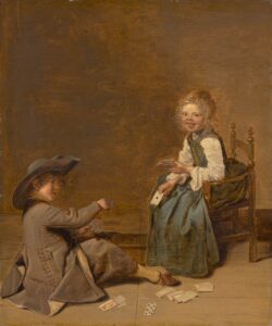 Dirck Hals, Children Playing Cards, 1631 Oil on panel, 13 x 11 in Clark Art Institute, Williamstown