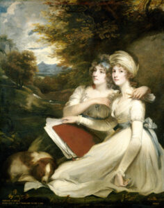 John Hoppner, Portrait of the Frankland Sisters, c 1795 Oil on canvas, 61 x 49.2 in National Gallery of Art, Washington DC