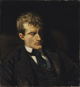 Akseli Gallen-Kallela, Portrait of Edvard Munch, 1895 Oil on canvas, 17.5 x 16.3 in Finnish National Gallery, Helsinki