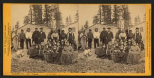 Eadweard Muybridge, Alaska Territory - Fort Tongass: Group of Indians, 1868 Albumen print New York Public Library
