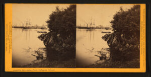 Eadweard Muybridge, Alaska Territory - Sitka from Japanese Island, 1868 Albumen print New York Public Library