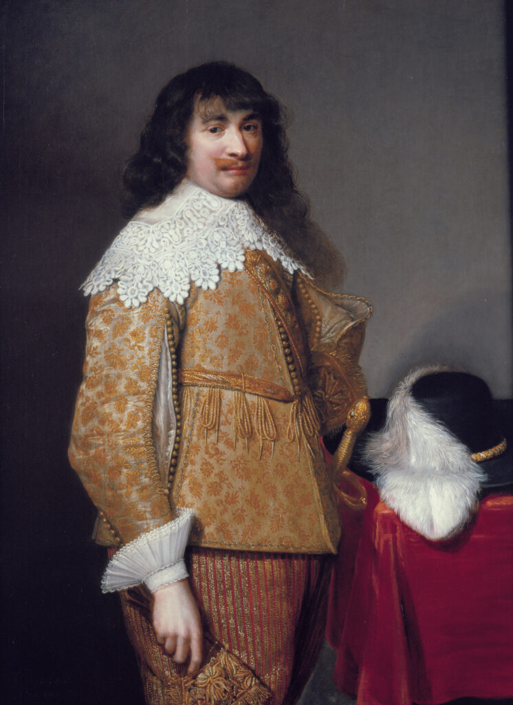 Jan Anthonisz van Ravesteyn, An Unknown Officer, 1634 Oil on panel, 49.2 x 35.2 in Private collection