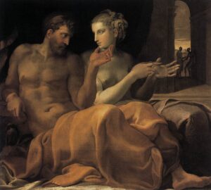 Francesco Primaticcio, Ulysses and Penelope, c 1545 Oil on canvas Toledo Museum of Art