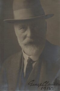 Sir George Clausen, c 1915 Matte bromide print National Portrait Gallery, London