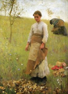 Sir George Clausen, The Stone Pickers, 1887 Oil on canvas, 42.4 x 31.2 in Laing Art Gallery, Newcastle-on-Tyne, UK