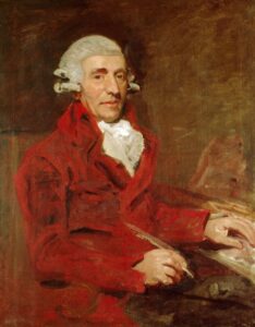 John Hoppner, Franz Joseph Haydn, 1791 - 1792 Oil on canvas, 36.2 x 28.1 in Royal Collection, UK