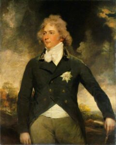 John Hoppner, George IV as Prince of Wales, 1792 Oil on canvas, 49.8 x 39.5 in Wallace Collection, London