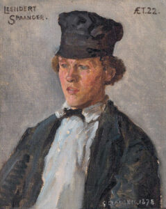 Sir George Clausen, Leendert Spaander, 1878 Oil on canvas, 11 x 9 in Zuiderzeemuseum, The Netherlands