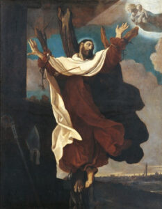 Ludovico Carracci, Martyrdom of St. Peter Thomas, 1598 - 1599 Oil on canvas, 60.2 x 46.2 in National Art Gallery of Bologna