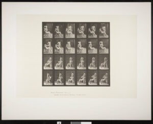 Eadweard Muybridge, Nude Woman Brings a Cup of Tea; Another Takes the Cup and Drinks, 1887 Collotype Doheny Memorial Library, Los Angeles